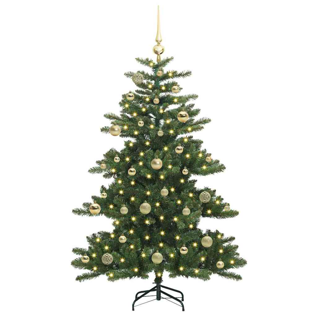Vidaxx künstlicher klappbarer Weihnachtsbaum grün 150 cm PVC und Stahl