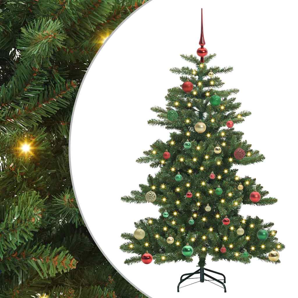 Vidaxx künstlicher klappbarer Weihnachtsbaum grün 150 cm PVC und Stahl