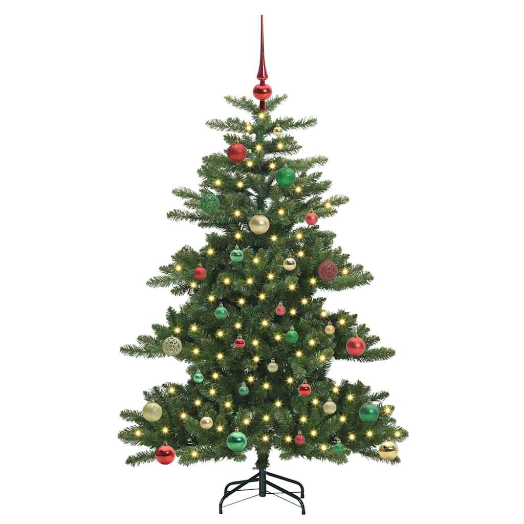 Vidaxx künstlicher klappbarer Weihnachtsbaum grün 150 cm PVC und Stahl