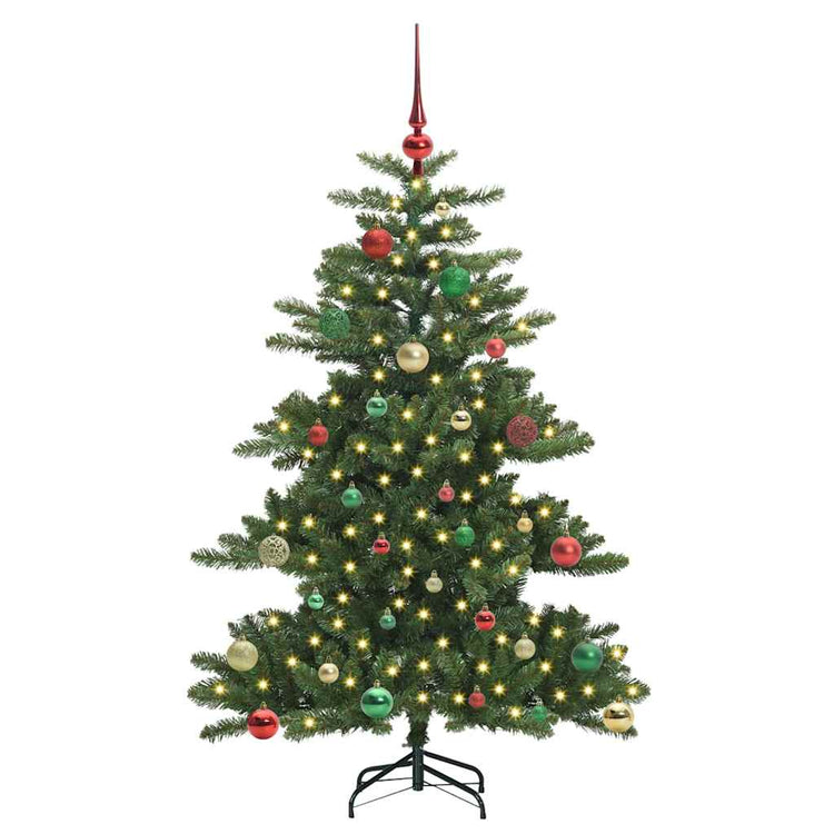 Vidaxx künstlicher klappbarer Weihnachtsbaum grün 150 cm PVC und Stahl