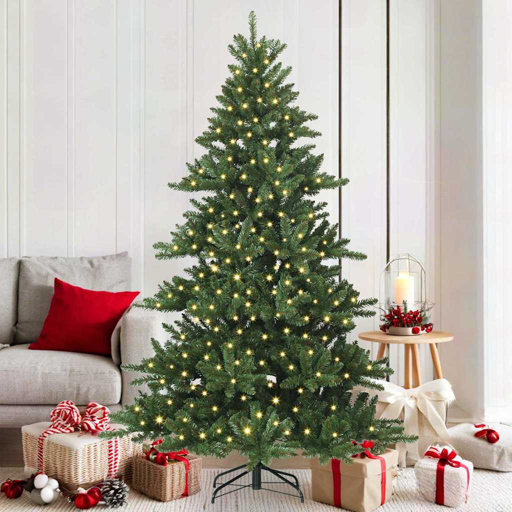 Vidaxx künstlicher klappbarer Weihnachtsbaum grün 180 cm PVC und Stahl