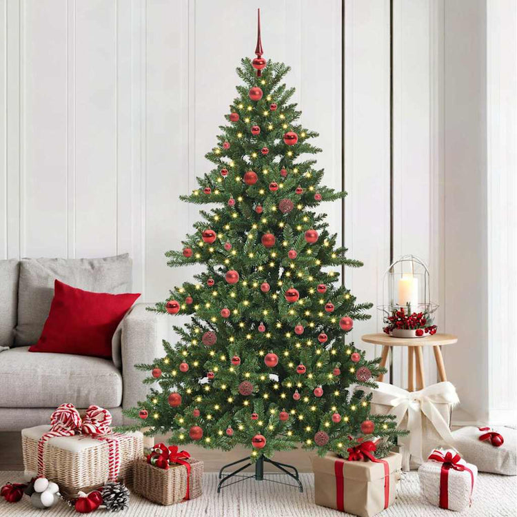 Vidaxx künstlicher klappbarer Weihnachtsbaum grün 180 cm PVC und Stahl