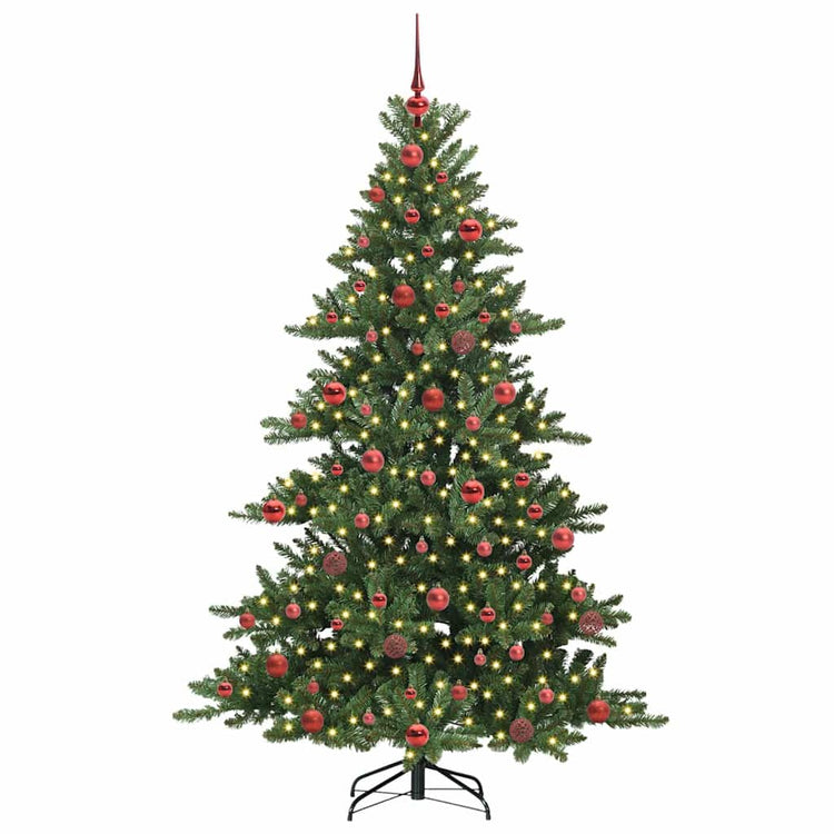 Vidaxx künstlicher klappbarer Weihnachtsbaum grün 180 cm PVC und Stahl