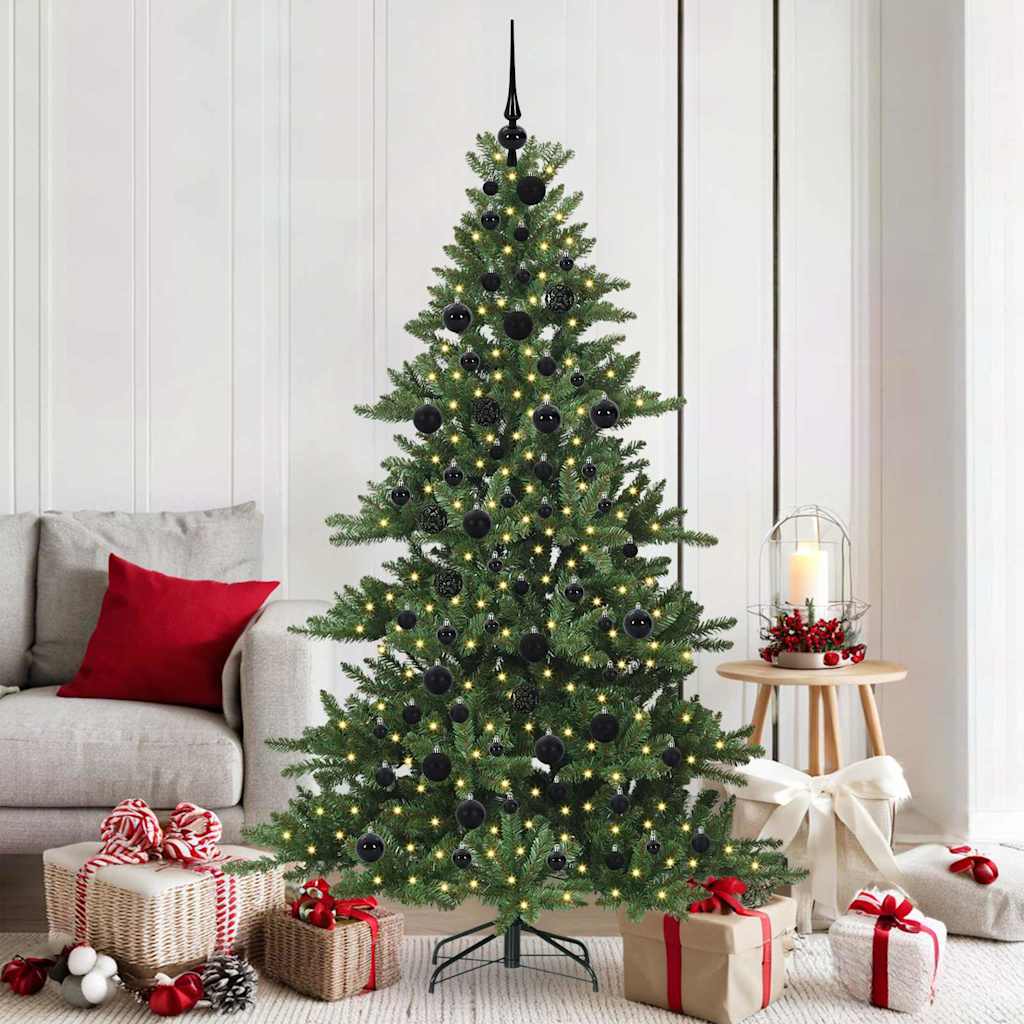 Vidaxx künstlicher klappbarer Weihnachtsbaum grün 180 cm PVC und Stahl