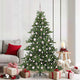 Vidaxx künstlicher klappbarer Weihnachtsbaum grün 180 cm PVC und Stahl