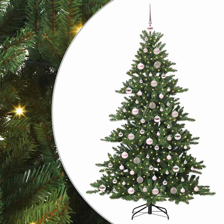 Vidaxx künstlicher klappbarer Weihnachtsbaum grün 180 cm PVC und Stahl
