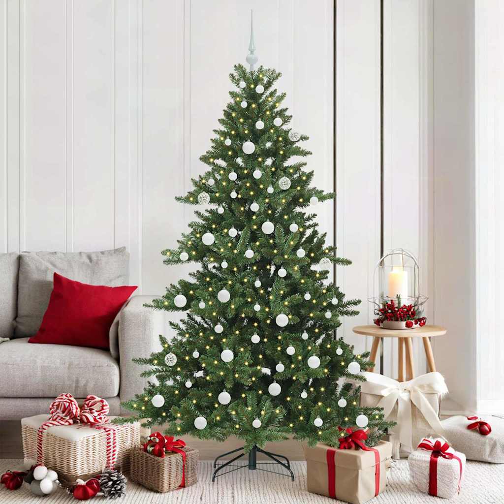 Vidaxx künstlicher klappbarer Weihnachtsbaum grün 180 cm PVC und Stahl