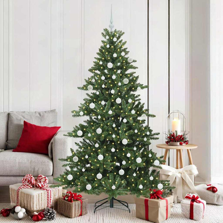 Vidaxx künstlicher klappbarer Weihnachtsbaum grün 180 cm PVC und Stahl