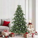 Vidaxx künstlicher klappbarer Weihnachtsbaum grün 180 cm PVC und Stahl
