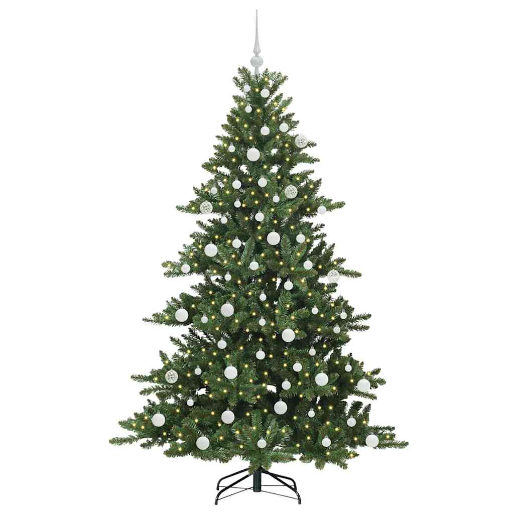 Vidaxx künstlicher klappbarer Weihnachtsbaum grün 180 cm PVC und Stahl