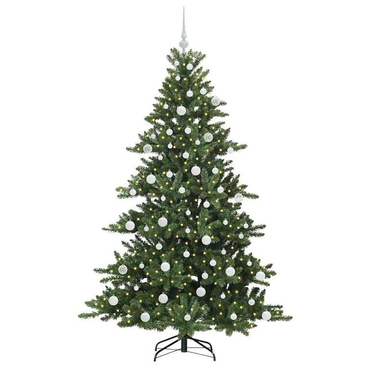 Vidaxx künstlicher klappbarer Weihnachtsbaum grün 180 cm PVC und Stahl