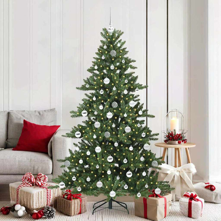Vidaxx künstlicher klappbarer Weihnachtsbaum grün 180 cm PVC und Stahl
