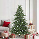 Vidaxx künstlicher klappbarer Weihnachtsbaum grün 180 cm PVC und Stahl