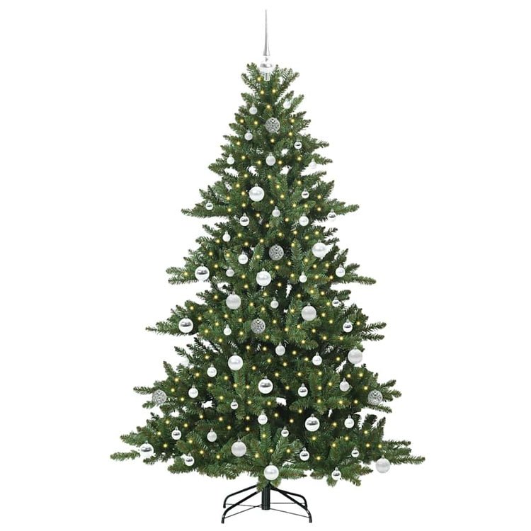 Vidaxx künstlicher klappbarer Weihnachtsbaum grün 180 cm PVC und Stahl