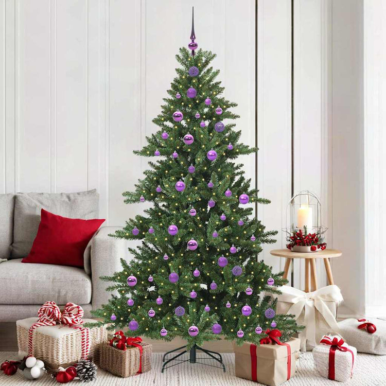 Vidaxx künstlicher klappbarer Weihnachtsbaum grün 180 cm PVC und Stahl