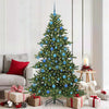 Vidaxx künstlicher klappbarer Weihnachtsbaum grün 180 cm PVC und Stahl