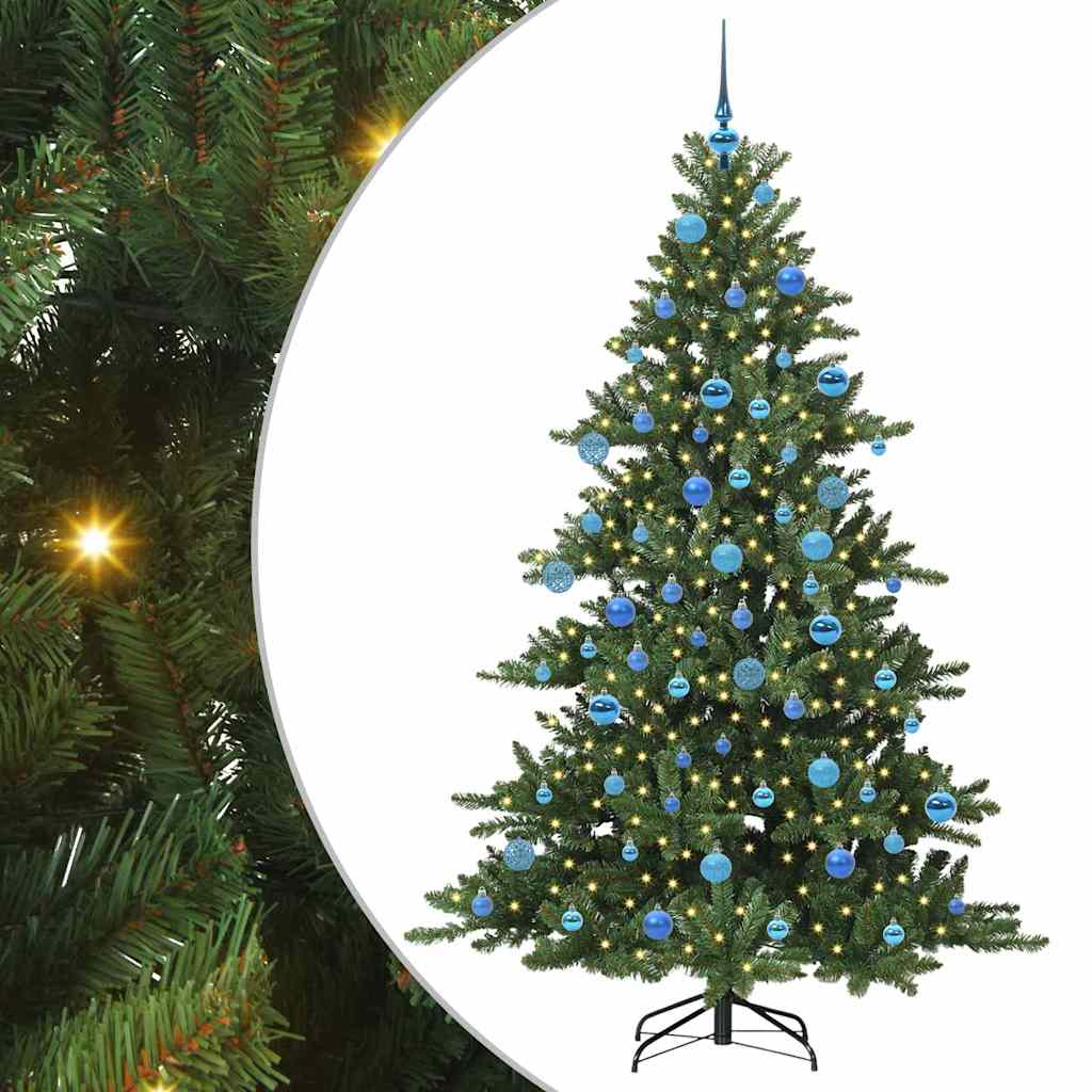 Vidaxx künstlicher klappbarer Weihnachtsbaum grün 180 cm PVC und Stahl