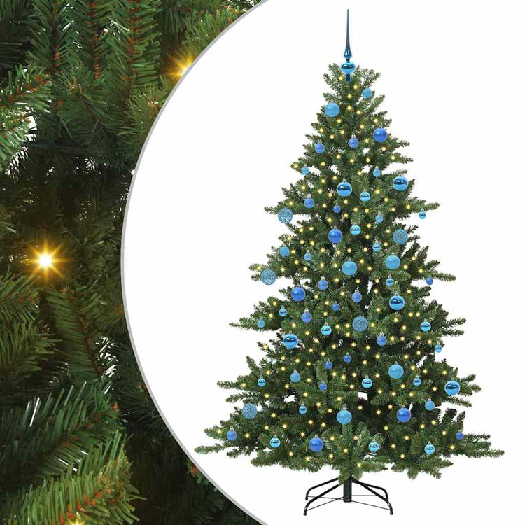 Vidaxx künstlicher klappbarer Weihnachtsbaum grün 180 cm PVC und Stahl