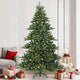 Vidaxx künstlicher klappbarer Weihnachtsbaum grün 210 cm PVC und Stahl