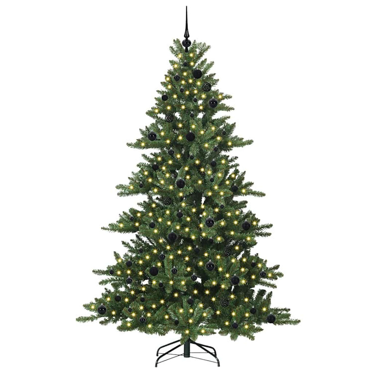 Vidaxx künstlicher klappbarer Weihnachtsbaum grün 210 cm PVC und Stahl