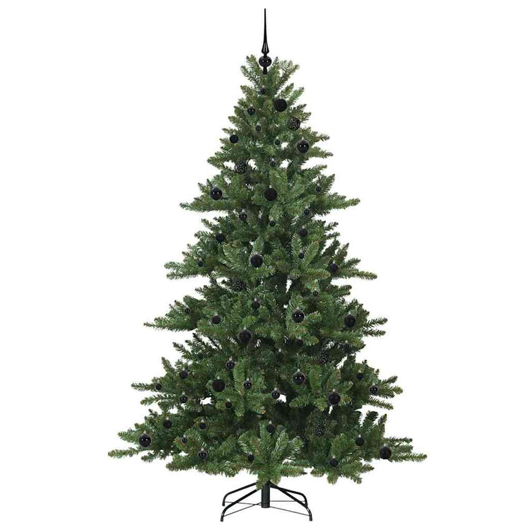 Vidaxx künstlicher klappbarer Weihnachtsbaum grün 210 cm PVC und Stahl