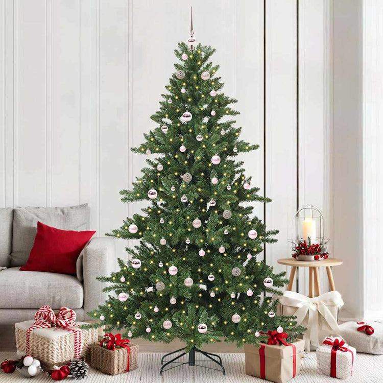 Vidaxx künstlicher klappbarer Weihnachtsbaum grün 210 cm PVC und Stahl
