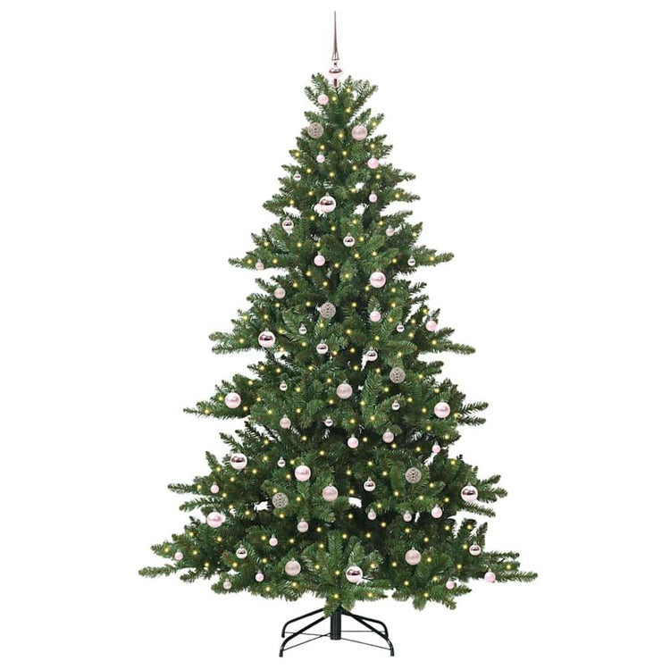 Vidaxx künstlicher klappbarer Weihnachtsbaum grün 210 cm PVC und Stahl