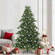 Vidaxx künstlicher klappbarer Weihnachtsbaum grün 210 cm PVC und Stahl