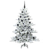 Vidaxx künstlicher klappbarer Weihnachtsbaum weiß 150 cm PVC und Stahl