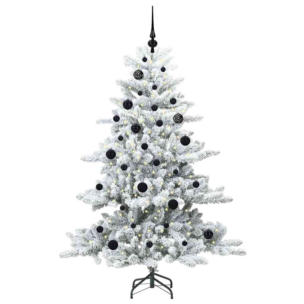 Vidaxx künstlicher klappbarer Weihnachtsbaum weiß 150 cm PVC und Stahl