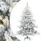 Vidaxx künstlicher klappbarer Weihnachtsbaum weiß 150 cm PVC und Stahl