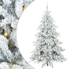 Vidaxx künstlicher klappbarer Weihnachtsbaum weiß 180 cm PVC und Stahl