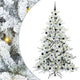 Vidaxx künstlicher klappbarer Weihnachtsbaum weiß 210 cm PVC und Stahl