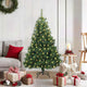 Vidaxx Künstlicher Weihnachtsbaum mit 150 LEDs mit standardmäßigem grünem 120 cm PE und PVC