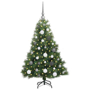 Vidaxx Künstlicher Weihnachtsbaum mit 150 LEDs mit standardmäßigem grünem 120 cm PE und PVC - afbeelding 3