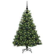 Vidaxx Künstlicher Weihnachtsbaum mit 150 LEDs mit standardmäßigem grünem 120 cm PE und PVC - afbeelding 3
