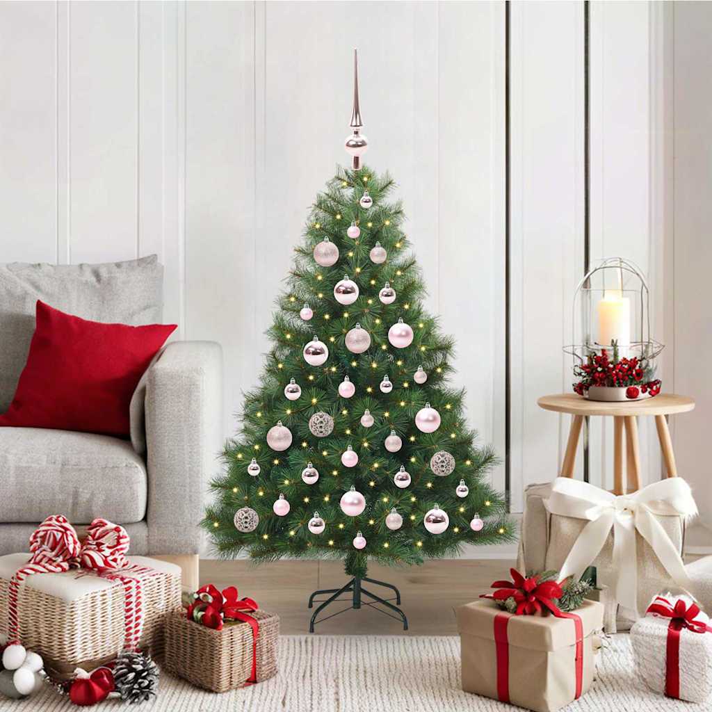 Vidaxx Künstlicher Weihnachtsbaum mit 150 LEDs mit standardmäßigem grünem 120 cm PE und PVC