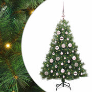 Vidaxx Künstlicher Weihnachtsbaum mit 150 LEDs mit standardmäßigem grünem 120 cm PE und PVC - afbeelding 2