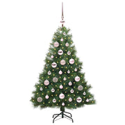 Vidaxx Künstlicher Weihnachtsbaum mit 150 LEDs mit standardmäßigem grünem 120 cm PE und PVC - afbeelding 3