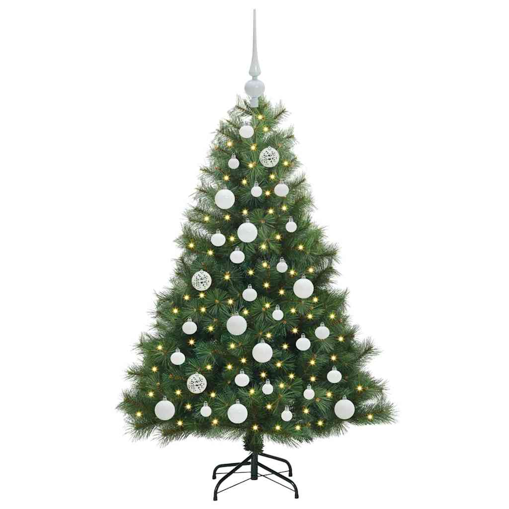 Vidaxx Künstlicher Weihnachtsbaum mit 150 LEDs mit standardmäßigem grünem 120 cm PE und PVC