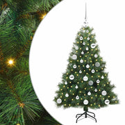 Vidaxx Künstlicher Weihnachtsbaum mit 150 LEDs mit standardmäßigem grünem 120 cm PE und PVC - afbeelding 2