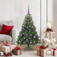 Vidaxx Künstlicher Weihnachtsbaum mit 150 LEDs mit standardmäßigem grünem 120 cm PE und PVC