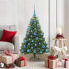 Vidaxx Künstlicher Weihnachtsbaum mit 150 LEDs mit standardmäßigem grünem 120 cm PE und PVC