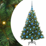 Vidaxx Künstlicher Weihnachtsbaum mit 150 LEDs mit standardmäßigem grünem 120 cm PE und PVC - afbeelding 2