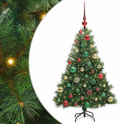 Vidaxx Künstlicher Weihnachtsbaum mit 150 LEDs mit standardmäßigem grünem 120 cm PE und PVC - afbeelding 2