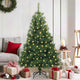 Vidaxx Künstlicher Weihnachtsbaum mit 150 LEDs mit standardmäßigem grünem 150 cm PE und PVC