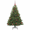 Vidaxx Künstlicher Weihnachtsbaum mit 150 LEDs mit standardmäßigem grünem 150 cm PE und PVC
