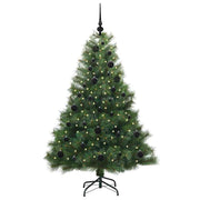 Vidaxx Künstlicher Weihnachtsbaum mit 150 LEDs mit standardmäßigem grünem 150 cm PE und PVC - afbeelding 3