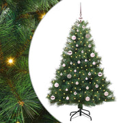 Vidaxx Künstlicher Weihnachtsbaum mit 150 LEDs mit standardmäßigem grünem 150 cm PE und PVC - afbeelding 2