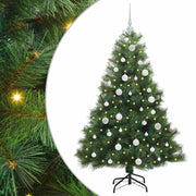 Vidaxx Künstlicher Weihnachtsbaum mit 150 LEDs mit standardmäßigem grünem 150 cm PE und PVC - afbeelding 2